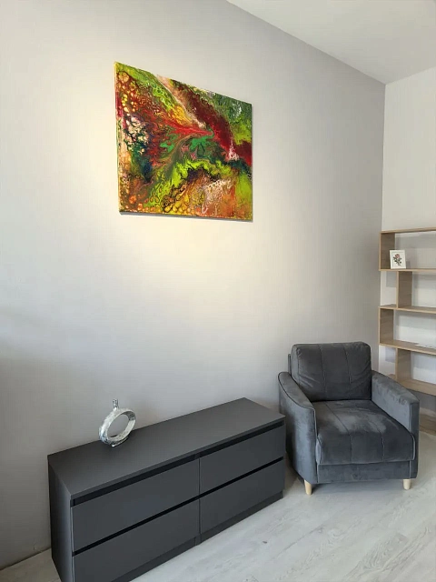 Abstract painting for interior "Fairy tale"