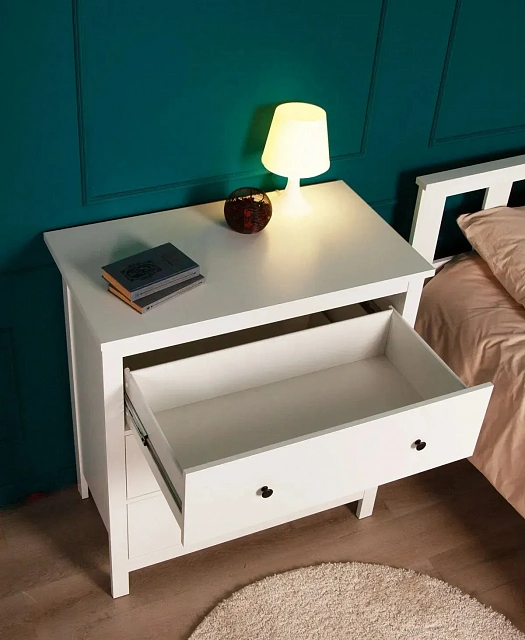 SAGA 3-Drawer Chest, White