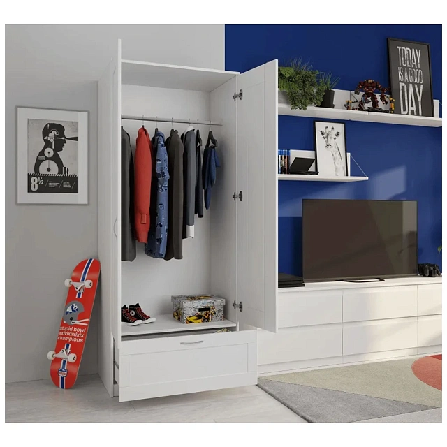 Wardrobe SIRIUS 2 (white)