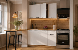 Кухонный комплект OSLO MDF (Белый) 1.4 м