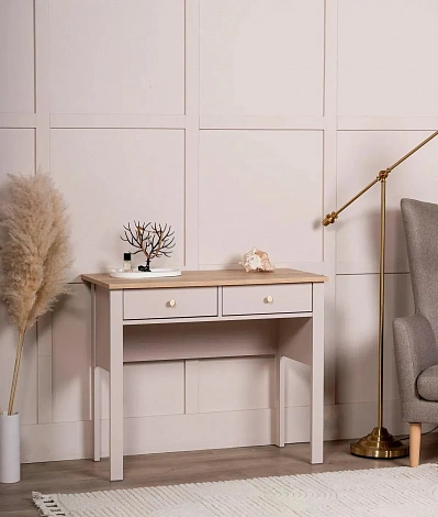 SAGA Dressing Table 92×45 cm, Cashmere/Ash