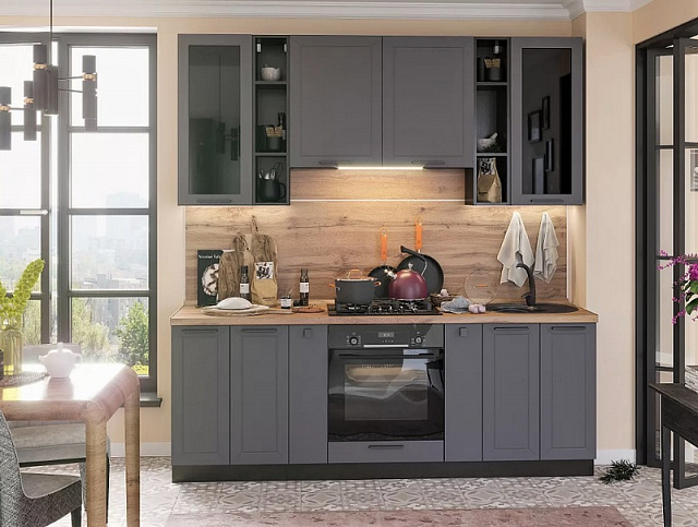 English: GLETCHER Kitchen (Gainsboro)