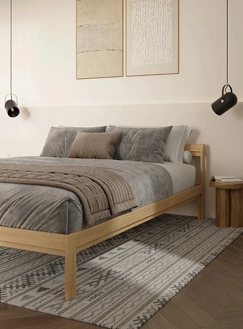 ECO кровать двойная 160х200 бесцветный