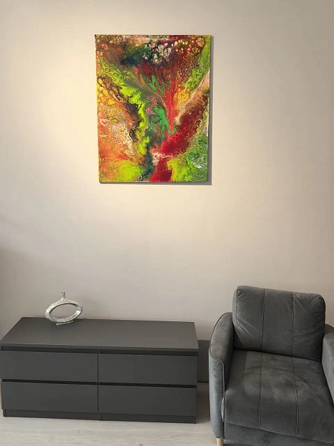 Abstract painting for interior "Fairy tale"