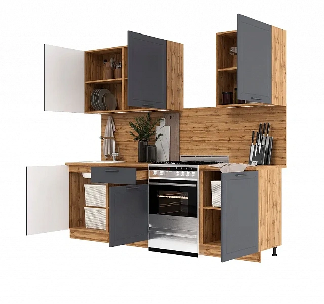 Ready-Made MDF Kitchen Set 1.8 m