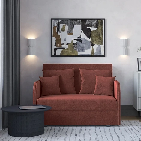 Sofa Bed ANRI SB2, Terracotta