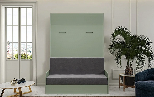 Murphy Bed with Sofa S Sofa 160×200 cm