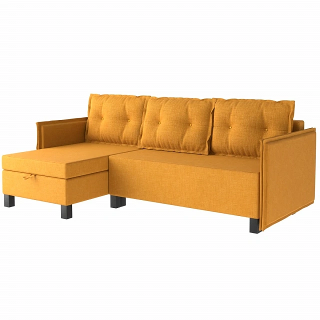 Угловой диван-кровать TUULI Yellow-Orange
