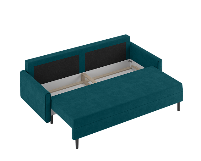 OLIVER Sofa Bed — Deep Blue-Turquoise