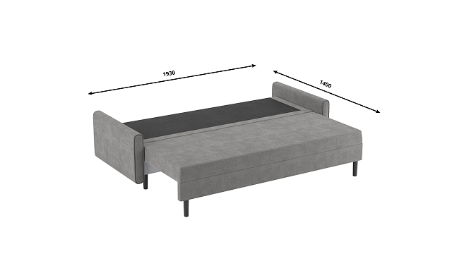 OLIVER Sofa Bed, Light Greige
