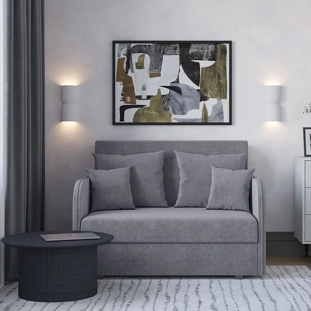 ANRI SB2 Sofa Bed, Grey