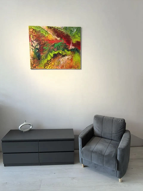 Abstract painting for interior "Fairy tale"