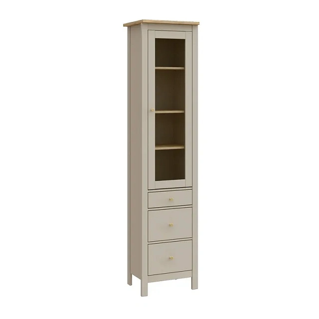 SAGA Display Cabinet 50 — Cashmere / Ash