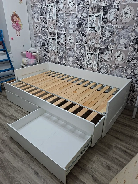 Раздвижная кровать 80/160x200 