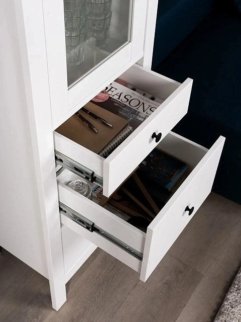SAGA Display Cabinet  White