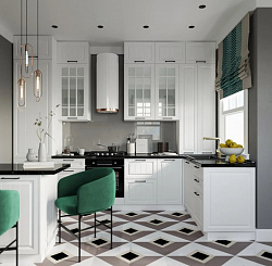 PRAGA Kitchen (White Wood)