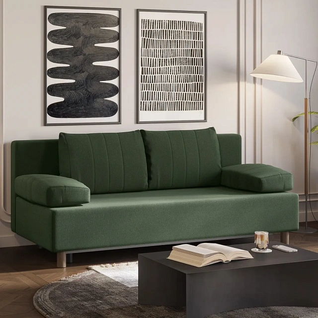 Sofa Bed SAARI, Dark Green