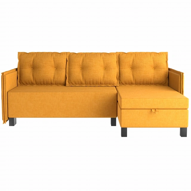 Угловой диван-кровать TUULI Yellow-Orange