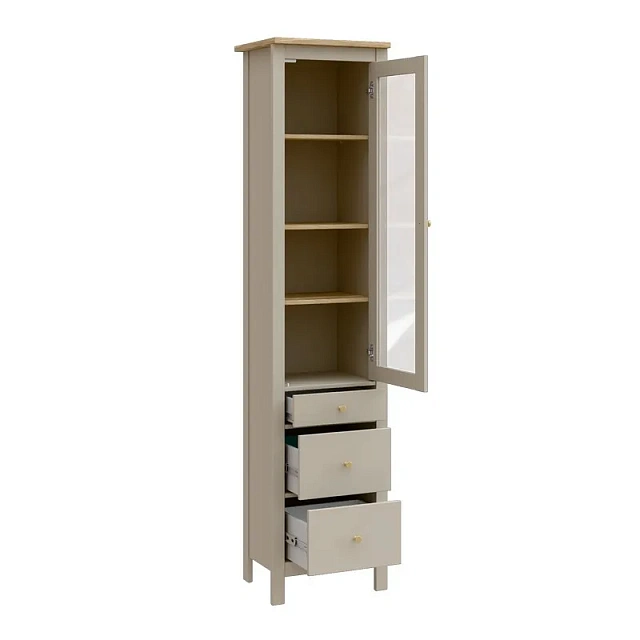 SAGA Display Cabinet 50 — Cashmere / Ash