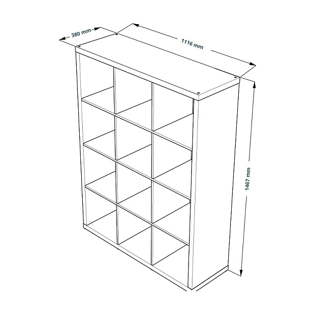 FORA 12 shelving (bleached oak)