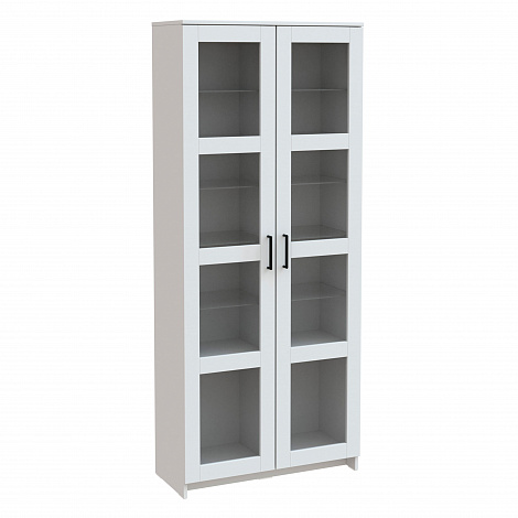 NAVY Cabinet with 12 Shelves 80×190 White — Novus